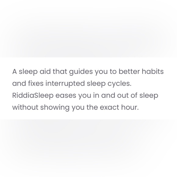 Riddia Sleep Tracker Sleep Aid New in Sealed Box - Picture 3 of 3